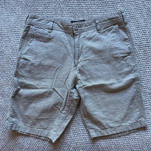 Express Classic Fit Men's Linen Cotton Blend Shorts